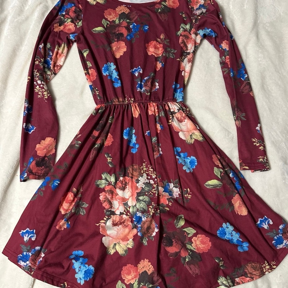 Floral Long Sleeve Dress